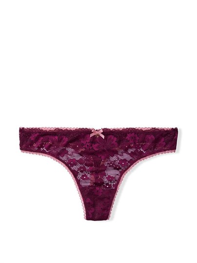 Body by Victoria Ön Kısmı Dantel Tanga Külot