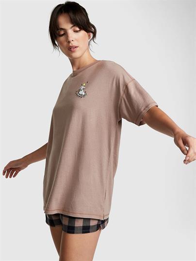 Pamuk Oversize Pijama Tişört