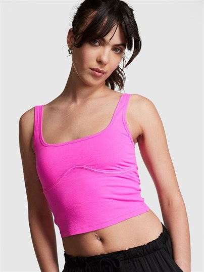 Pamuklu Crop Atlet