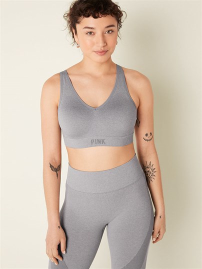PINK Active Seamless Orta Etkili Sporcu Sütyeni
