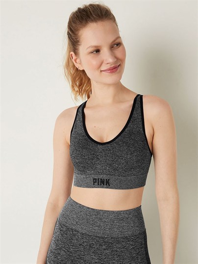 PINK Active Seamless Orta Etkili Sporcu Sütyeni