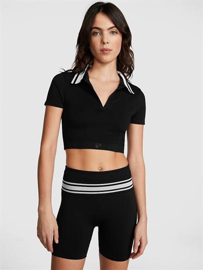 PINK Seamless Katlanabilir Biker Şort