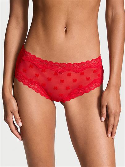 Tease Dantel Kenarlı Tül Cheeky Külot