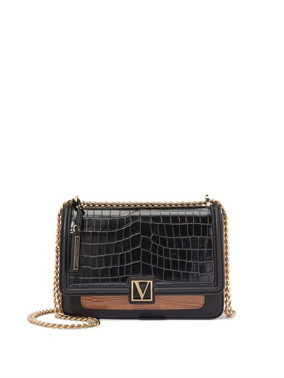 The Victoria Croc Colorblock Orta Boy Omuz Çantası