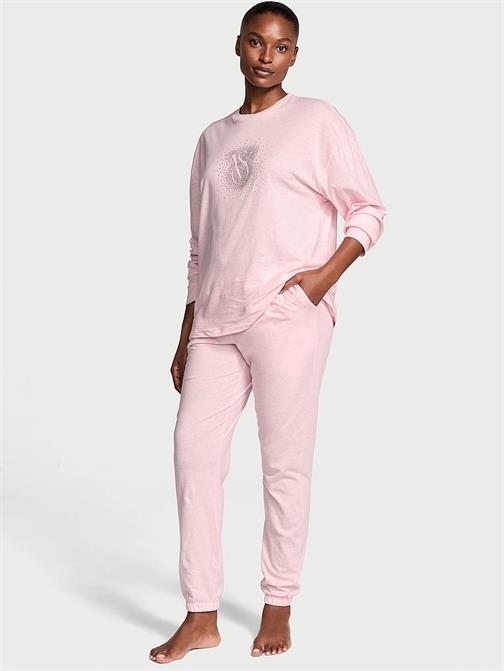 %100 Pamuk Uzun Pijama Takımı