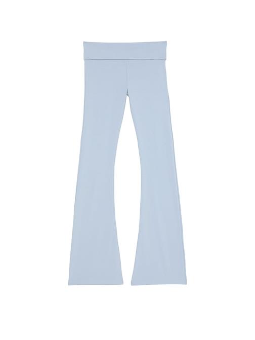 All-Day Beli Katlanabilen Pamuklu Flare Tayt