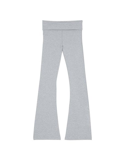 All-Day Beli Katlanabilen Pamuklu Flare Tayt