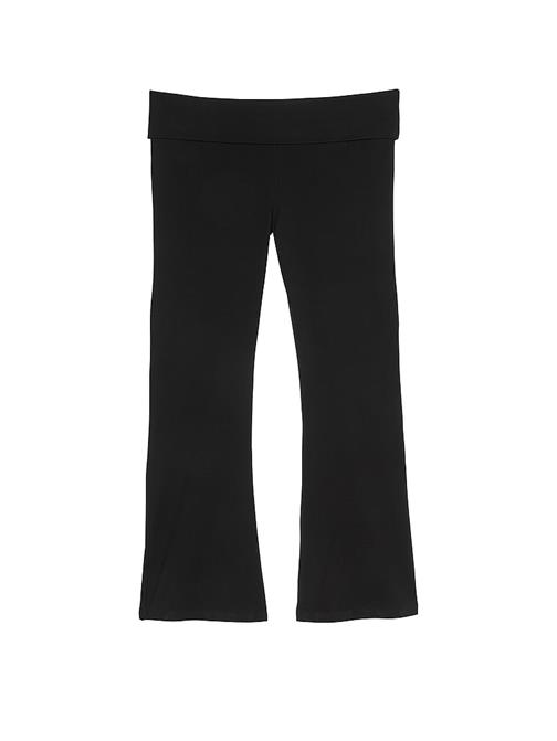 All-Day Beli Katlanabilen Pamuklu Flare Tayt