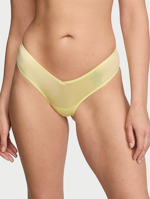 Arkası Askılı Derin Bacak Kesim Cheeky Külot