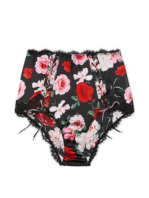Atelier Victoria's Secret Saten Dantel Kenarlı Yüksek Bel Külot