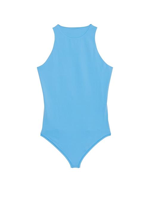 Base Dik Yaka Esnek Bodysuit