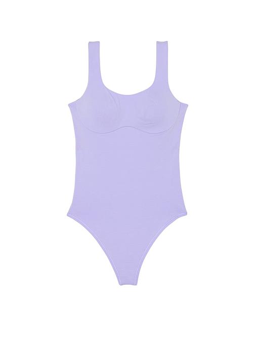 Base Pamuklu Scoop Bodysuit