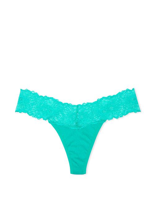 Beli Dantelli Pamuklu Tanga