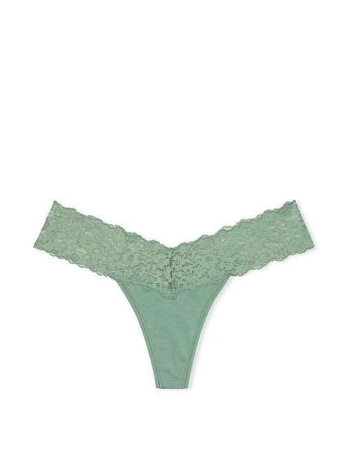Beli Dantelli Pamuklu Tanga