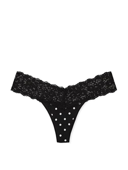 Beli Dantelli Pamuklu Tanga