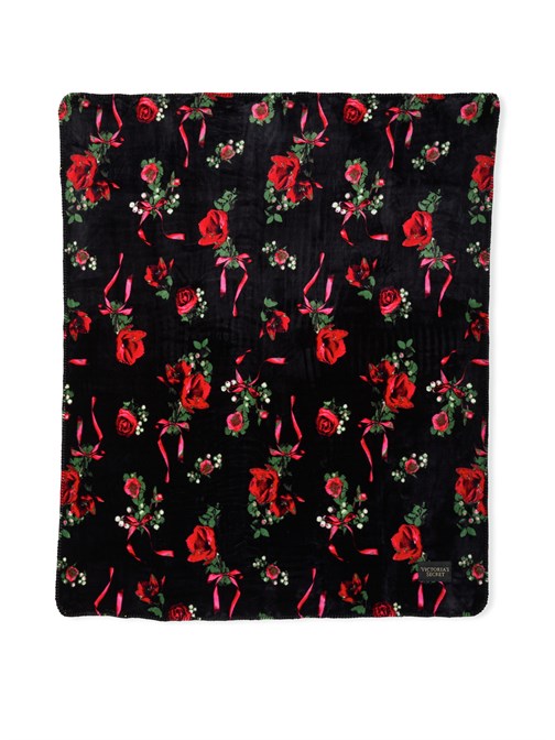 Black Rose & Mistletoe Tatil Battaniyesi