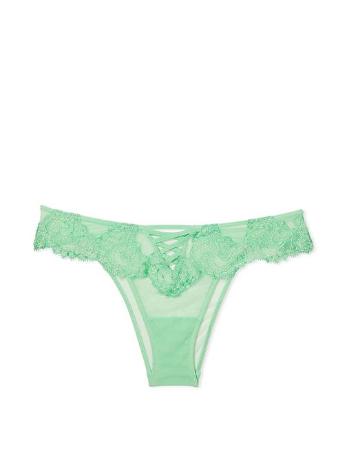 Boho Çiçek İşlemeli Brazilian Külot