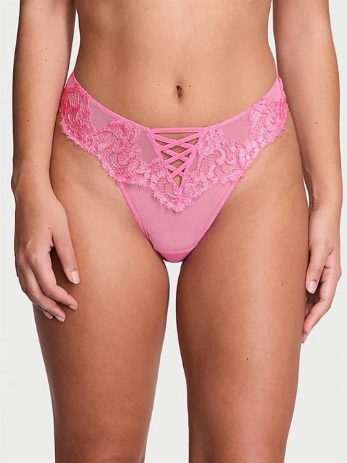 Boho Çiçek İşlemeli Brazilian Külot