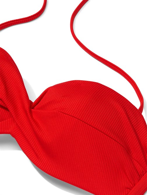 Büzgülü Askısız Bikini Üstü