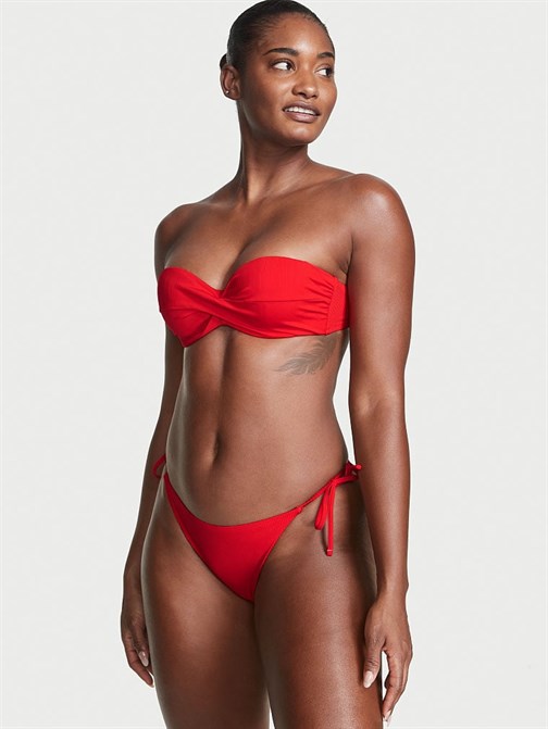 Büzgülü Askısız Bikini Üstü