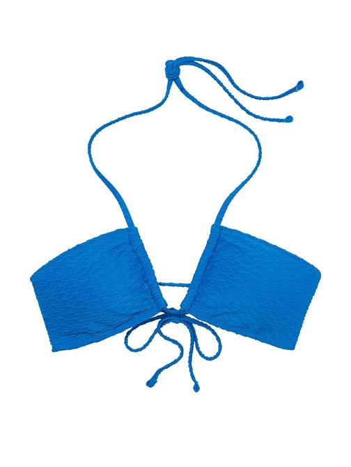 Büzgülü Bağlama Detaylı Bikini Üstü