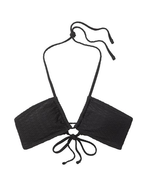 Büzgülü Bağlama Detaylı Bikini Üstü