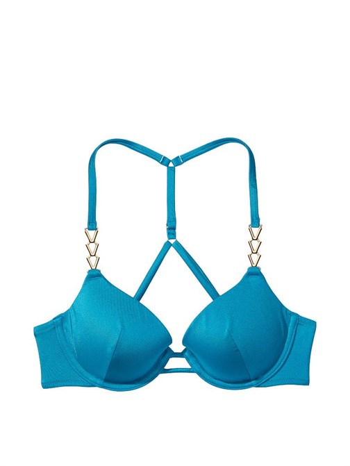 Chain Strap Push-Up Bikini Üstü