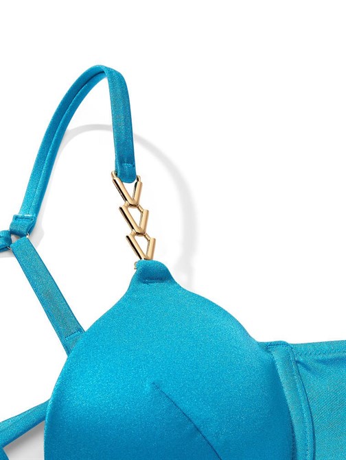 Chain Strap Push-Up Bikini Üstü
