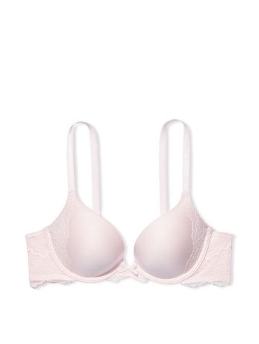 Çiçek Nakışlı Dantelli Push-Up Sütyen