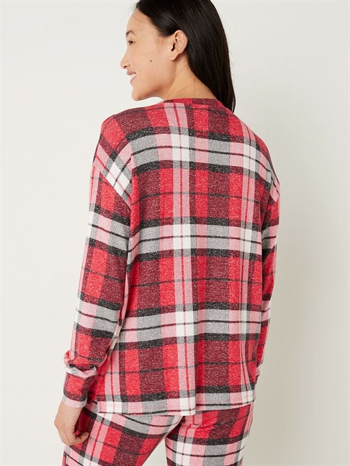 Cozy Uzun Kollu Pijama Üstü