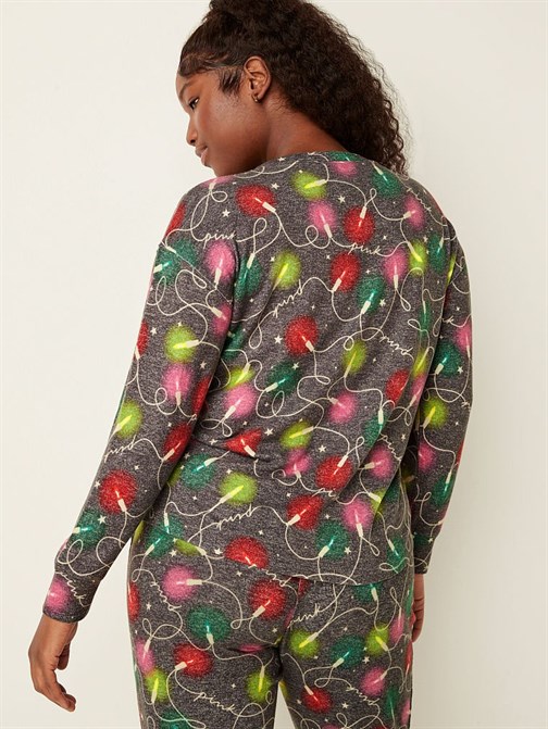 Cozy Uzun Kollu Pijama Üstü