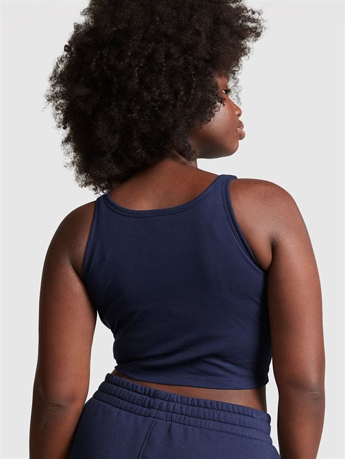 Cropped Rib Tank Top