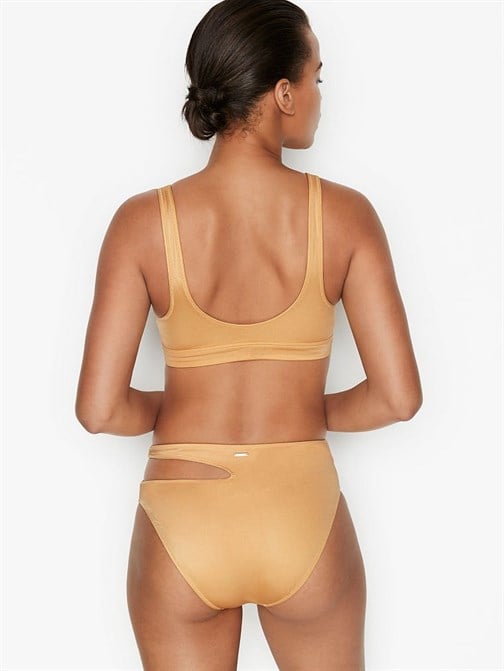 Cutout High Waist Cheeky Bottom