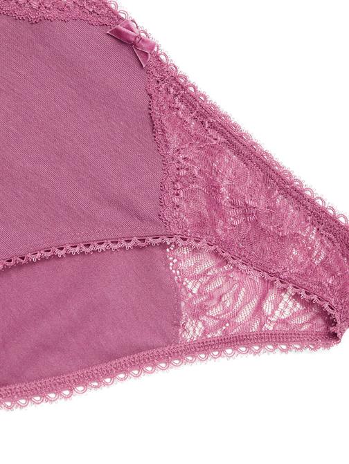 Dantel Detaylı Pamuk Bikini Külot