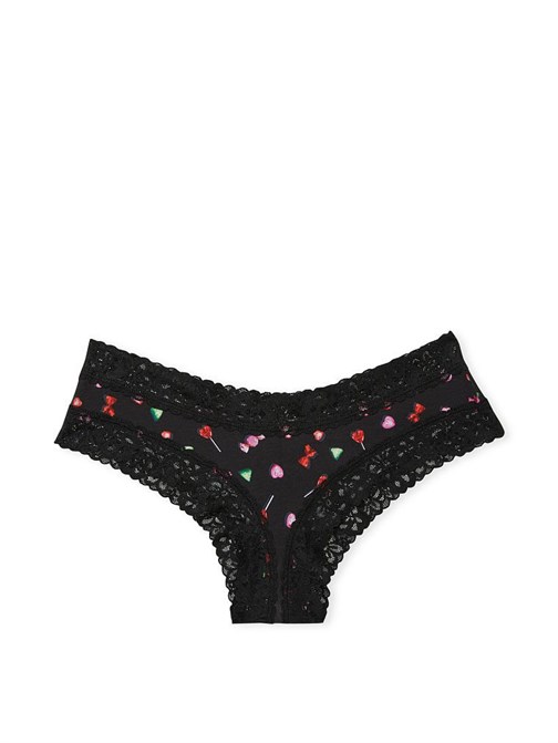 Dantel Detaylı Pamuklu Cheeky Külot