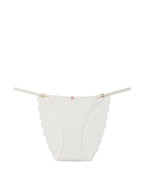 Dantel Kenarlı Ayarlanabilir İpli Bikini Külot