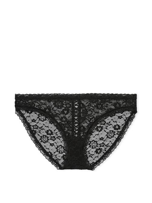 Dantelli Arkası Bağcıklı Bikini Külot
