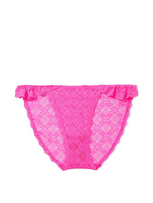 Dantelli Askılı Bikini Külot