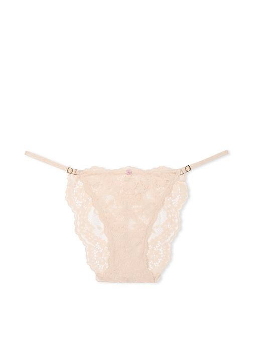 Dantelli Ayarlanabilir Askılı Bikini Külot