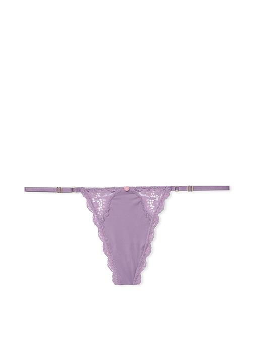 Dantelli Ayarlanabilir V-String Külot