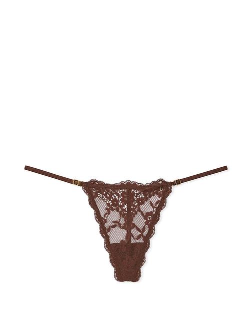 Dantelli Ayarlanabilir V-String Külot