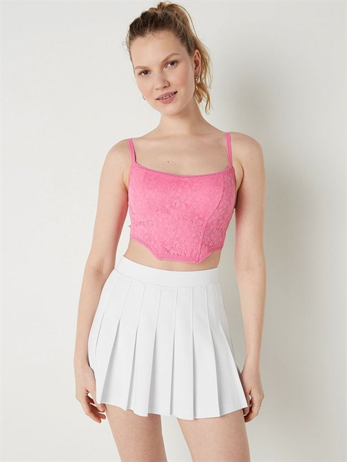 DANTELLİ HAFİF ASTARLI KORSE BRALET