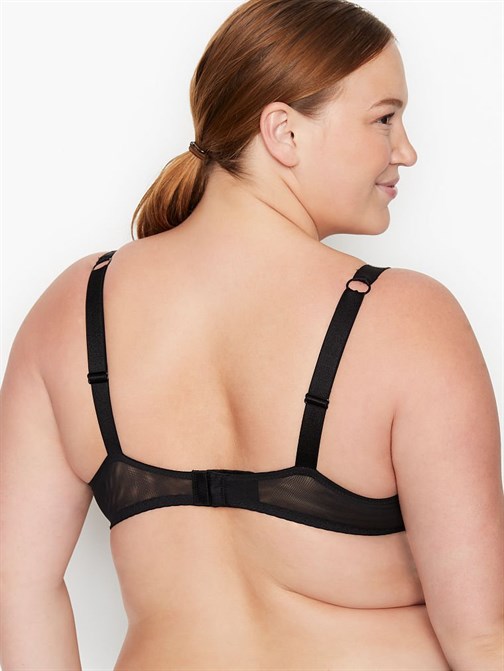 Dantelli Işıltılı Askılı Push-Up Sütyen
