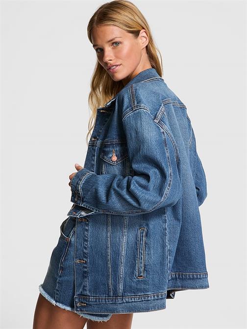 Denim by PINK Oversize Jean Ceket