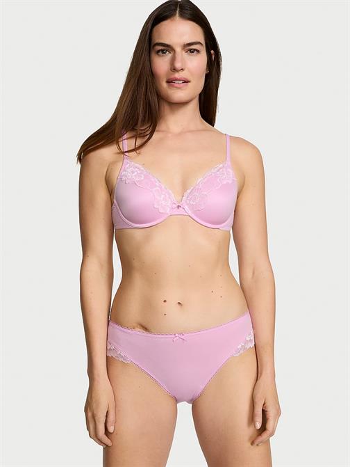 Esnek Pamuklu Dantel Kenarlı Bikini Külot