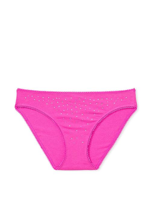Esnek Pamuklu Scatter Işıltılı Bikini Külot