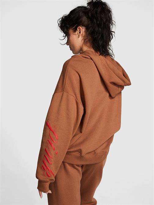 Everyday Fermuarlı Kapüşonlu Polar Sweatshirt