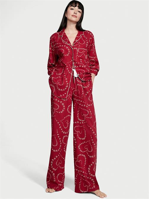 Flanel Uzun Pijama Takımı