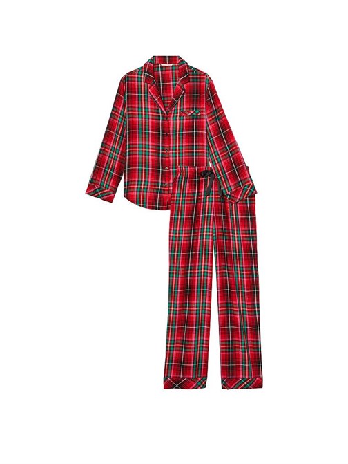 Flanel Uzun Pijama Takımı