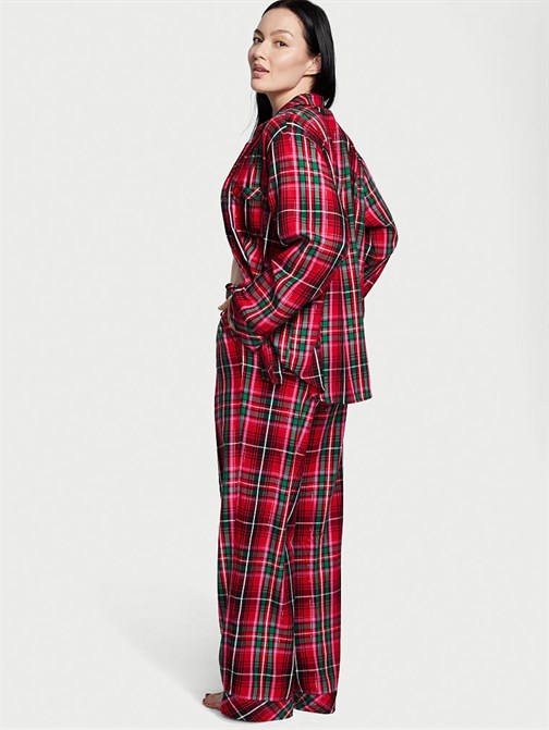Flanel Uzun Pijama Takımı
